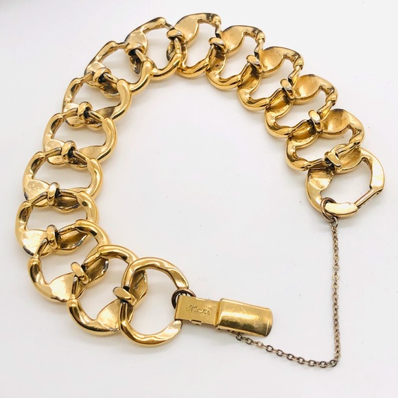 Vintage KREMENTZ Chain Link Bracelet - Picture 6 of 12